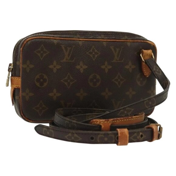 LOUIS VUITTON Monogram Marly Bandouliere Shoulder Bag M51828 LV Auth 138471 - Picture 1 of 16